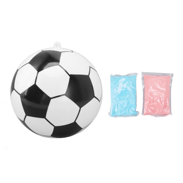 Könsavslöjande fotboll med blårosa pulver Baby Boy Girl Shower Gender Reveal Soccer Ball