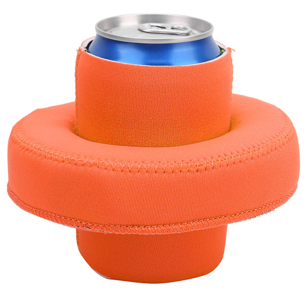 330 ml tölkkiholkki juoma kelluva lukko Neopreeni kelluva juomateline uima-altaalle Oranssi