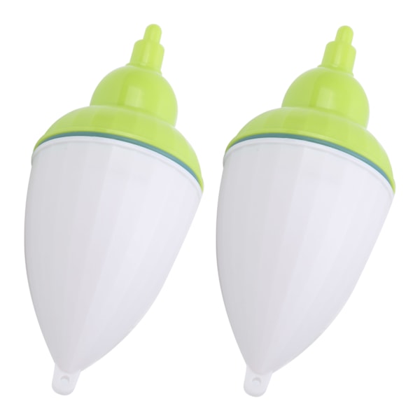 2 stk Plast LED Fiskeflyte Bobber Elektronisk Induksjon for Nattefiske Fiskeutstyrsett 28127-C40