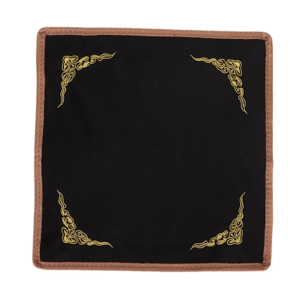 Smykke Duk Firkantet Broderi Sort og Hvid Dobbeltsidet Fløjl Duk Til Armbånd Jade Display
