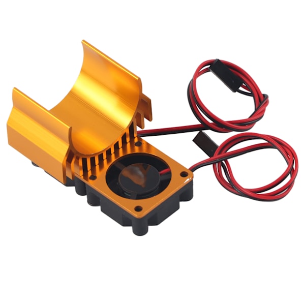 540/550 motor dobbel kjøleventilator kjøleribbe med for 1/10 skala elektrisk RC bil gull