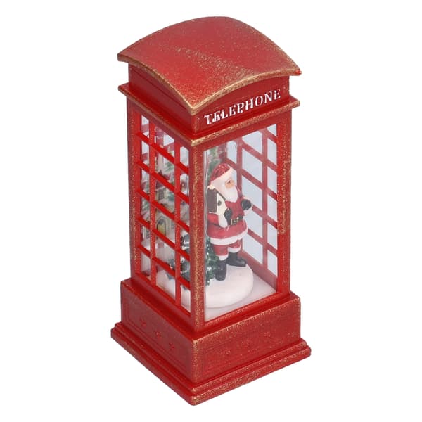 Christmas Decorative Lantern Christmas Table Night Light Illuminated Snow Globe Lantern Old Man