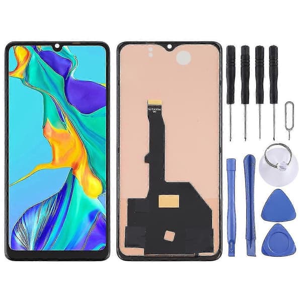 TFT LCD-skärm Kompatibel med Huawei P30 Pro med digitaliserare komplett montering, stöder inte fingeravtrycksidentifiering Ei määritelty
