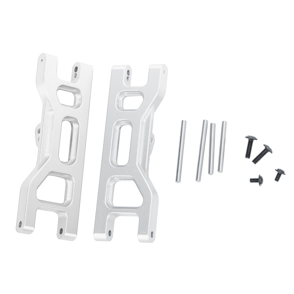 Framre Nedre Arm Tillbehör Passar för ECX-serien 2WD RC Hobbymodell 1/10 Bil Silver