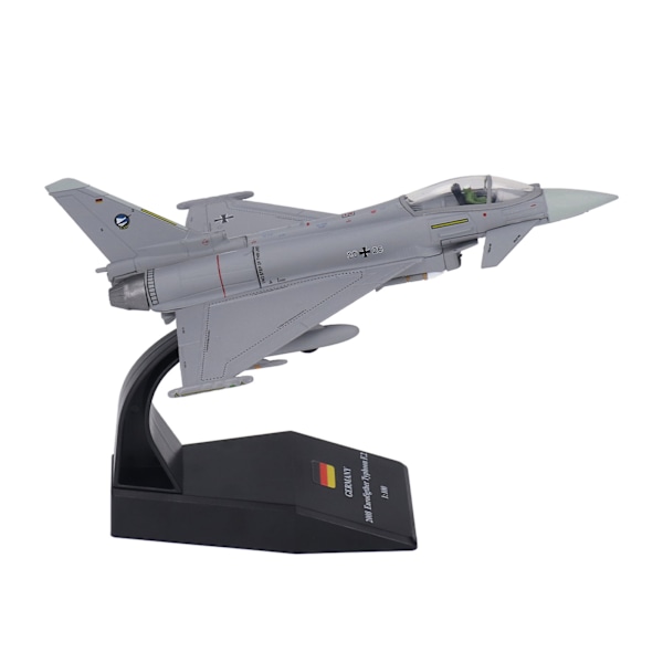 1:100 Jagerflymodel Legering Blegning-resistent Simulering i ægte skala Perfekte detaljer Flyvemodel med stabil base