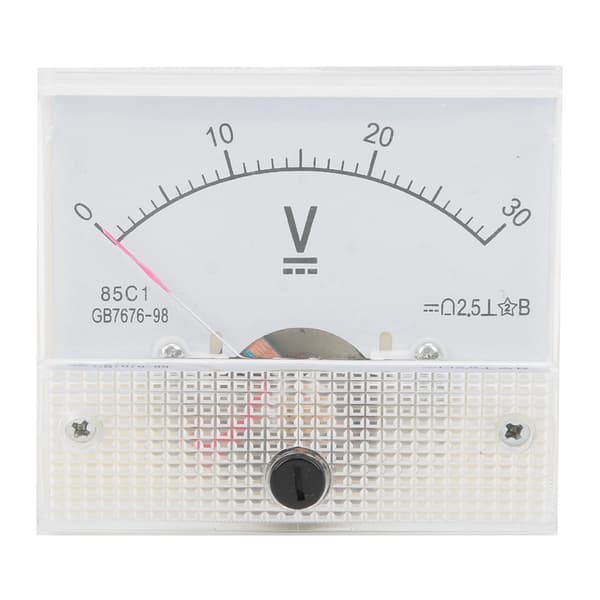 Pekare DC Voltmeter Panel Volt Spänningsmätare Mätinstrument 85C1 DC 0~30V