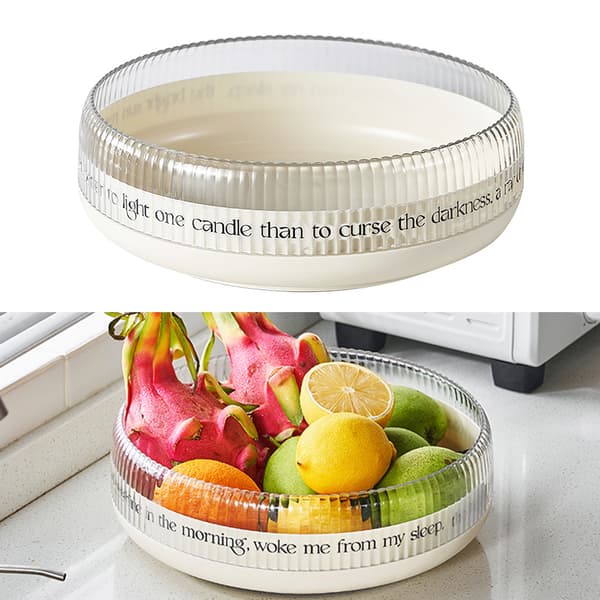 Turntable Organizer Plastic Container Round 360 Degree Rotating Easy Access Storage Tray for Spices Pantry Cosmetics