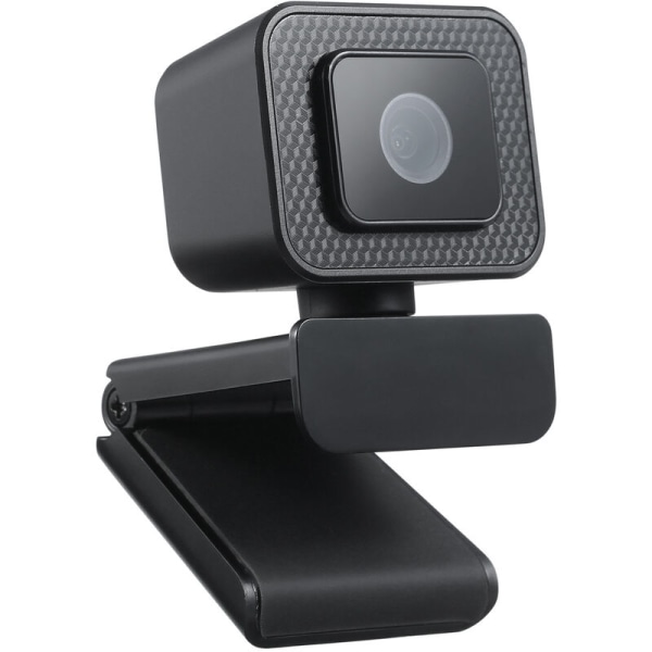KKmoon USB-kamera (neutralt) HSHD-A6-optagelse med fast fokus 1080P drevfrit High-Definition-computerkamera Indbygget mikrofon Sort