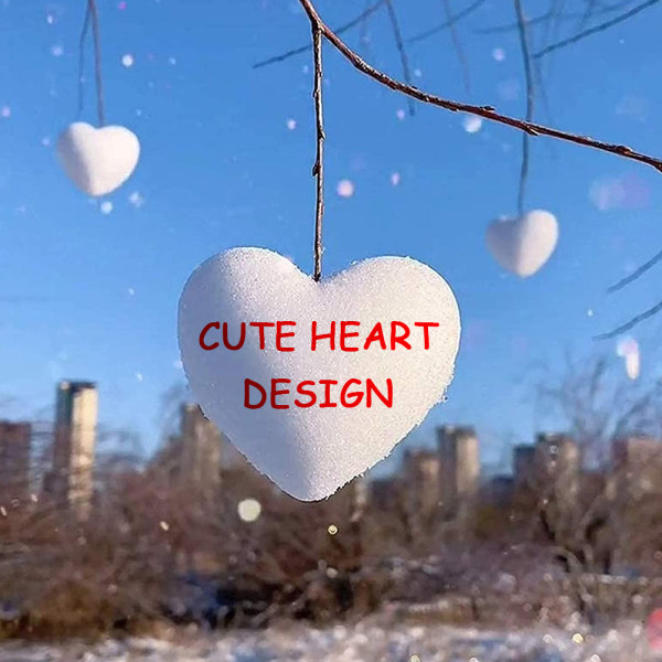 Hjerteformet snøballmaskin leker kjærlighet hjerte snøballmaskin klips snø murstein maker sandform for snøballkamper