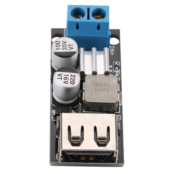 DC-DC Spenningsnedtrappingsmodul 12V 24V 6V-32V til 5V QC3.0 USB Hurtiglading
