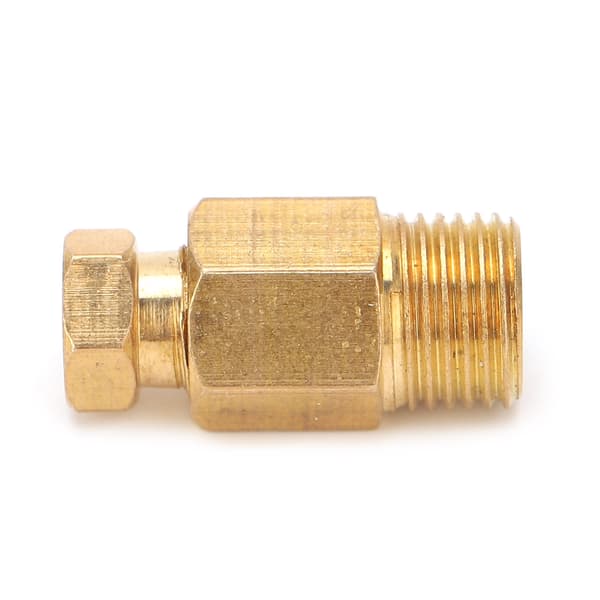 Oil Pipe Fitting Elbow Brass Straight Block Coupling Adapter for Pipe Connection PD410