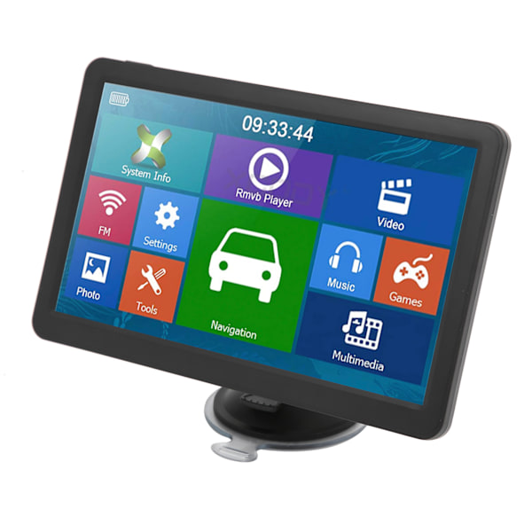 9 tom GPS-navigation 256MB+8GB touchskærm 800x480 til Windows CE 6.0 Universal til personbil 220V