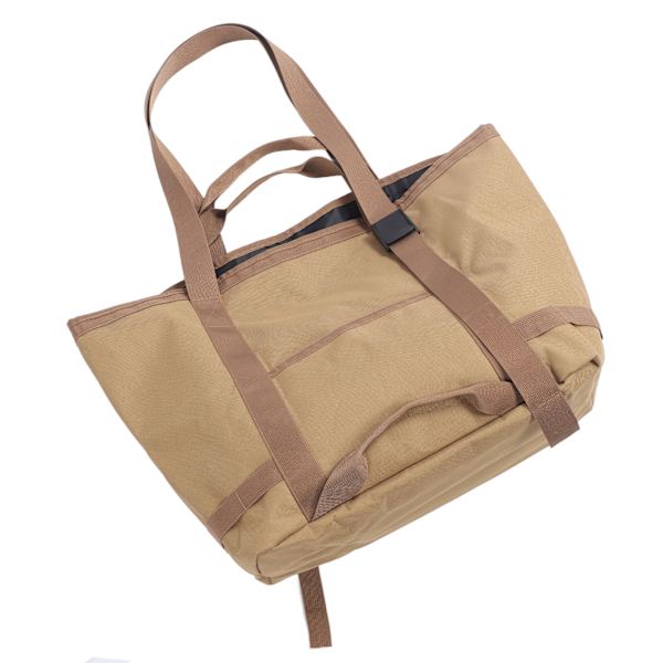 Leirintävarustelupussi Khaki Monitoiminen 33L Oxford-kangas Suuri kapasiteetti Nylon Säädettävä olkahihna Leirintäapuväline Ulkoilureissuille
