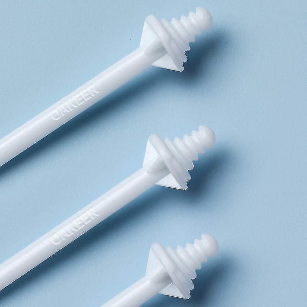 Næsvokspinde 60 stk Plast næsevoks applikatorer til smertefri næsehårfjerning