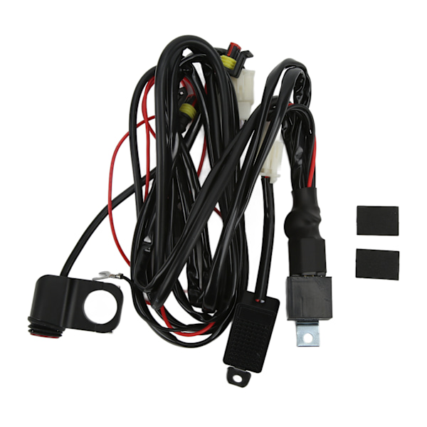 13 fot LED-lys bryter ledningsnett 14AWG 1‑til‑2 med relé 40A sikring for motorsykkel SUV ATV UTV