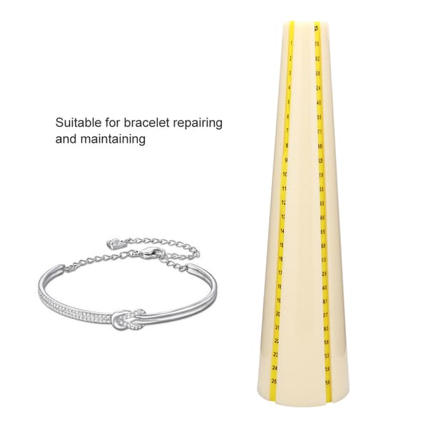 Plastik Armbåndsmåler Stick Sizer Smykker Hammer Reparation Making Tool