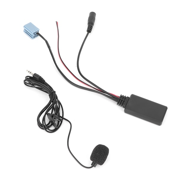 8-nastainen auton mikrofonin sovitin Bluetooth 5.0 AUX-äänikaapeli musiikkisoittimen lisävaruste