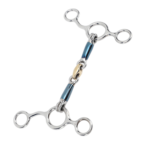 125 mm Professionell Snaffle Bit Rostfritt Stål Häst Mun Bit Hästuppfödning Tillbehör