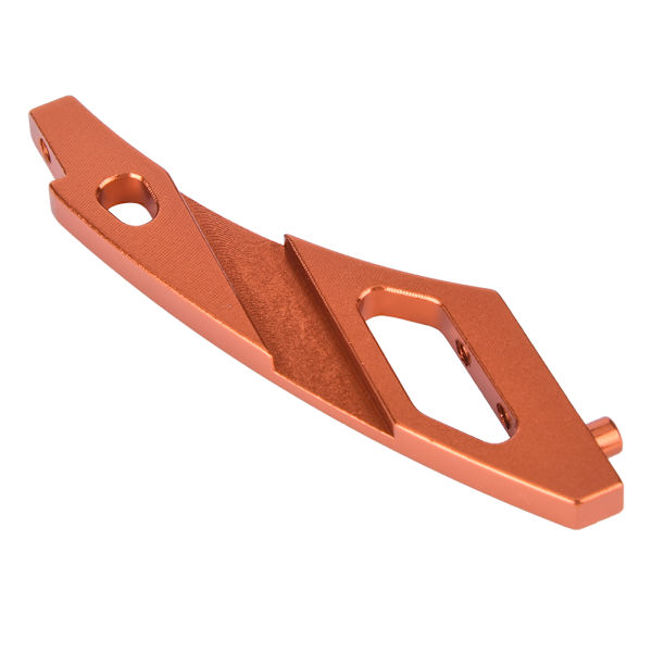 Sett med aluminiumsbraketter for frontchassis til RC HIP 1/8 Ken Block Gymkhana (WR80014OR Oransje)