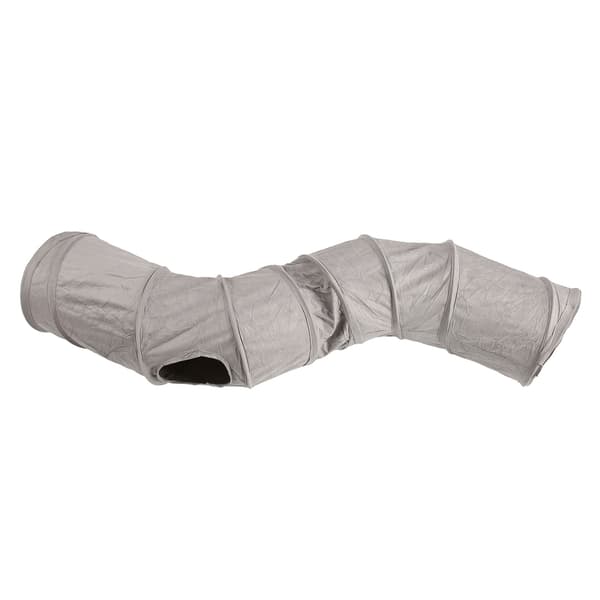 Cat Tunnel Foldable Interactive Crinkle Large Space Kitten Tunnel Toy for Cats Kittens Small Pets