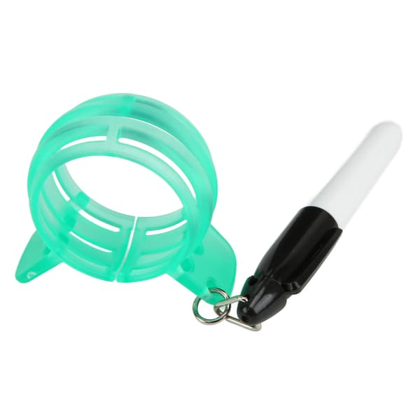 360° Golf Ball Line Marker Plastic Golf Three-Line Drawing Device for General Purpose Green
