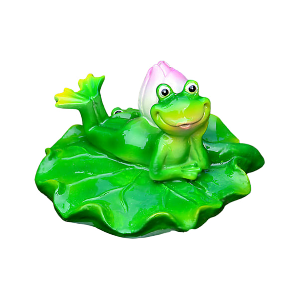 Flydende Blad Dekoration Harpiks Kunstige Blade Statue Ornament til Pool Springvand Akvarium Vand