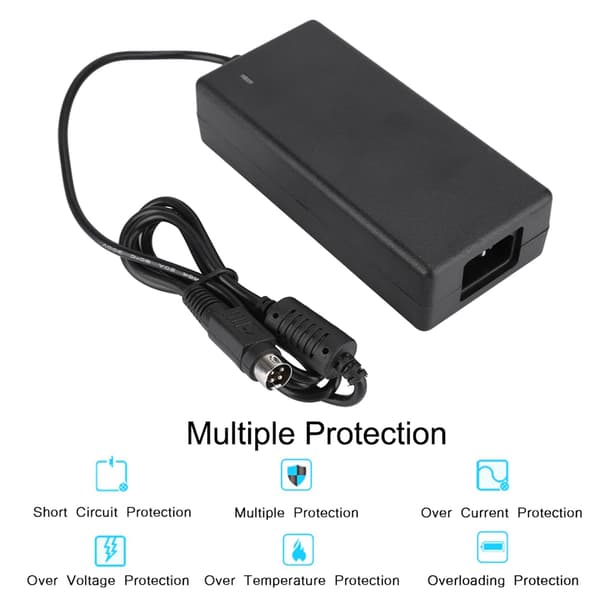 Kraftfuld 12V 5A-adapter til opladning af bærbar computer/notebook