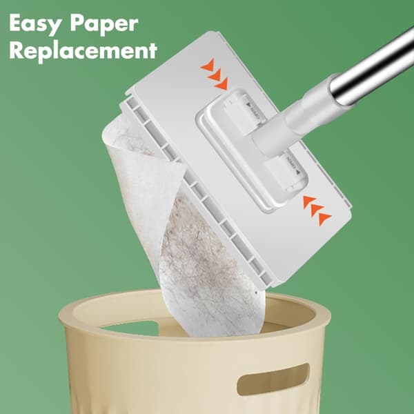 Mikrofibermopp med trykklåssystem, mopp