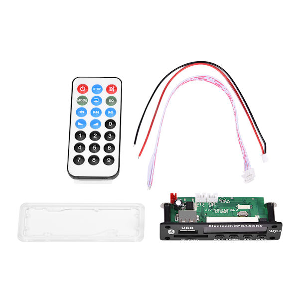 Trådlöst Bluetooth Audio Decoder Board med USB, SD och FM-radio