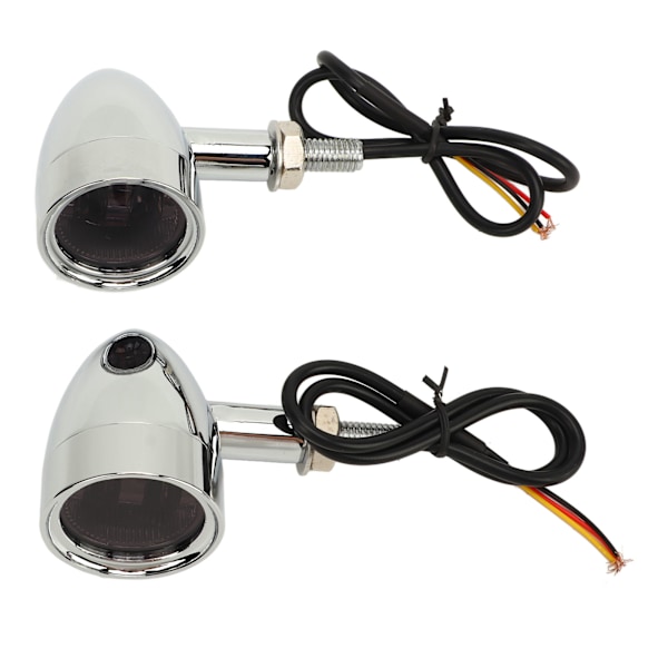1 Par Blinkers 10mm Hög Ljusstyrka Stabil Motorcykel Blinkers Ersättning för Suzuki för Bobber Chopper