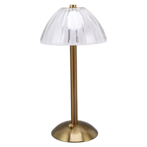 Industriell LED-bordlampe USB-ladbare rustik skrivebordslampe Trinnløs dimbar nattlampe ved sengen for restaurantbar kafé