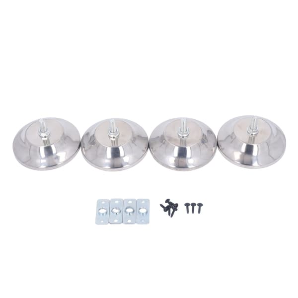 4 PCS Pool Billiard Table Leg Levelers 5 Inch Adjustable Heavy Duty Leveling Risers for Foosball Table Ping Pong Table