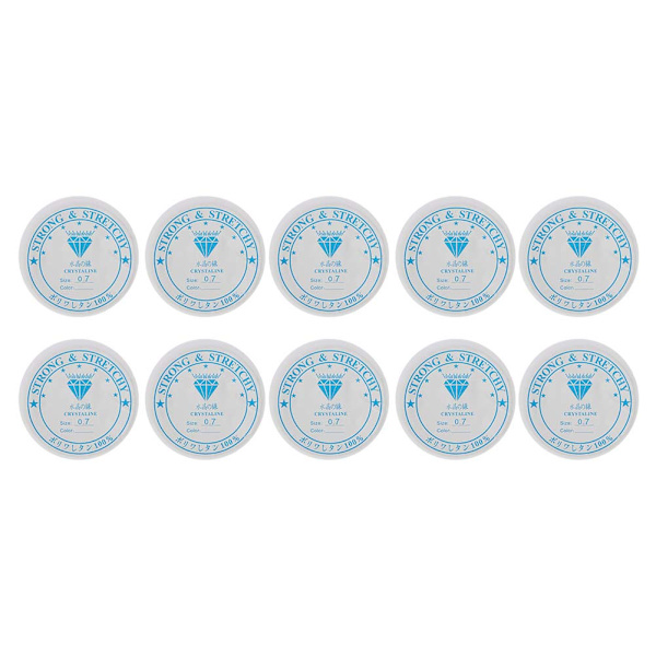 Crystal Elastic Line Transparent beading string thread for jewelry making (0.7mm * 11m)