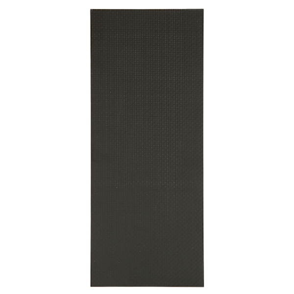 3K mat kolfiberplade Twillvævet kulfiberplade til gør-det-selv håndværk CNC-gravering 100x250x2,0 mm / 3,9x9,8x0,08in