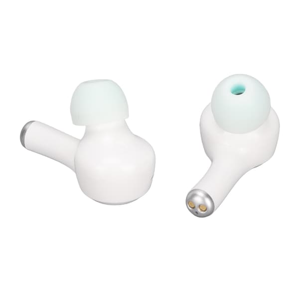 Trådlösa översättare hörlurar med Bluetooth 5.2 - Stöder 84 språk, 5 lägen, brusreducering (vit)