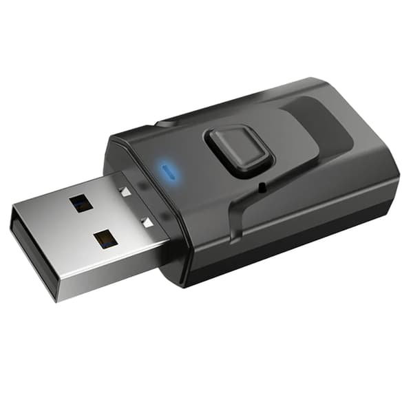 4 i 1 USB Bluetooth 5.0-mottaker Klar lydkvalitet Plug and Play stabil overføringslydadapter