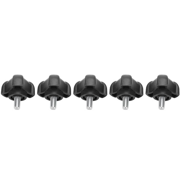 5 st M6-10 mm Triangle Head Hand Clamping Nuts Knob Hand Grip Thumb Screw