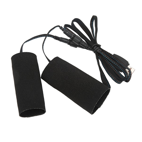 2st motorcykeluppvärmda greppkuddar krok- och öglefästning IP67 vattentät DC 5V USB-port Plug-in elektrisk värmedyna