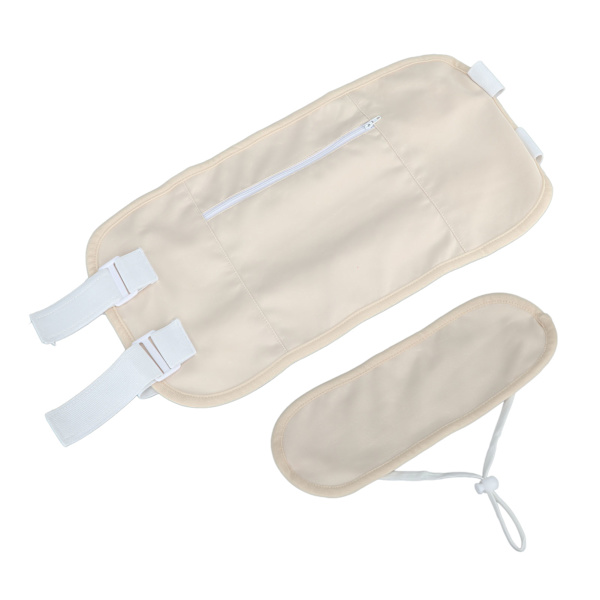 Ricinolja Pack Wrap Lättvikt Organisk Ricinolja Pack Kit Justerbar Ricinolja Pack för sömn Läsyoga