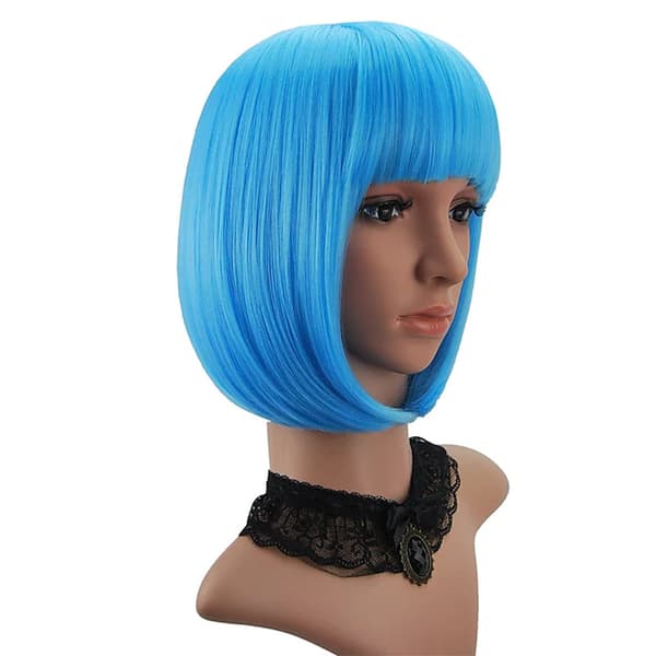 Peruk med lugg, anime Halloween perukset-K051-11