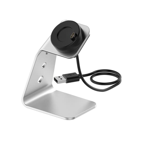 Til Garmin Venu 3 Venu 3S Vivoactiv 5 Oplader Opladningsdock Silver silver