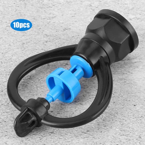 10 pcs Internal Thread G1/2 G3/4 Plastic Rotating Sprinkler Lawn Irrigation Spray Nozzle