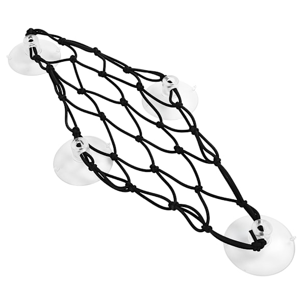 Durable Nylon Rope Mesh Surfboard Plastic Suction Cup Storage Net Paddleboard Deck Bag for Life Jacket