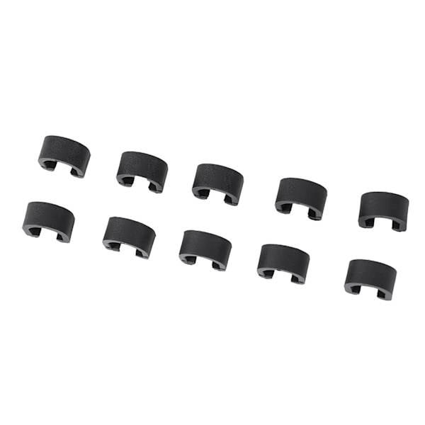 10 stk Plast Bremsespenner C Clip Shift Kabelhus Slangeguide for landeveissykkel