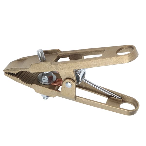 Ground Clamp 600A Brass Earth High Strength A Shape for Welding Cutting Support