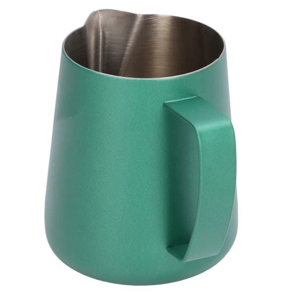 Milk Frothing Pitcher Foaming Cup 400ml Pointed Spout with PTFE Coating for Coffee Machine CafeGreen