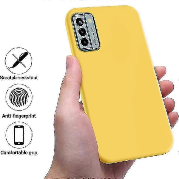 Bedst sælgende flydende silikonecover til Nokia G22_cdb1 Yellow