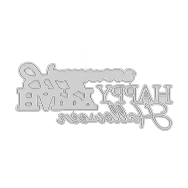 Sanat Metalliset Leikkausmuotit Korttien Tekoon Prägling Glad Cutting Die Ord Präglingsmall DIY-Tarvikkeille