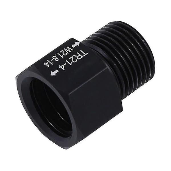 CO2-cylinderadapter, T21-4 til W21.8-14 adapterkonverter til CO2-cylinder til