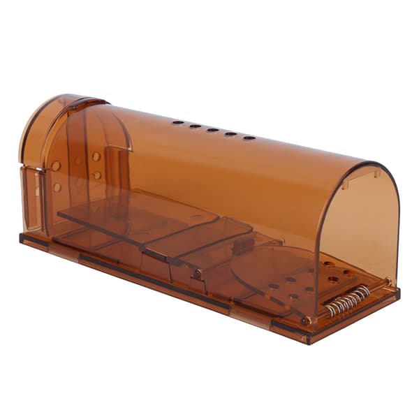 2 Pcs Household Reusable Plastic Mouse Trap Repeller Rat Mice Catch Catcher Cage for Store Hotel